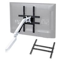 サンワサプライ VESA変換金具 100mm-200/300/400mm 幅440×奥行21mm ブラック CR-VESA400 1個（直送品）