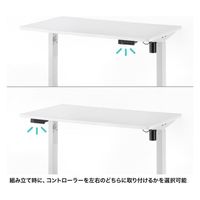 サンワサプライ e電動昇降デスク 受注生産品 幅1400×奥行700mm ホワイト ERD-ER14070W 1台（直送品）