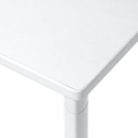 サンワサプライ eテーブル 受注生産品 幅1000×奥行700mm ホワイト MEF-10070W 1台（直送品）