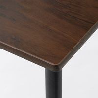 サンワサプライ eテーブル 受注生産品 幅1000×奥行900mm 濃い木目×ブラック MEF-10090M80 1台（直送品）