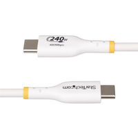 USB-Cケーブル　4m　USB 2.0　240W　PD 3.1対応　ホワイト（直送品）