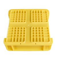 積水テクノ成型　コンテナ　ＴＰー331Ｆ（底面フラットタイプ）　イエロー　TP331FY　1個