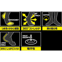 ディックコーポレーション ワークギア通気モデル 先丸スニーカー3P CA-272 1セット(3P)（直送品）