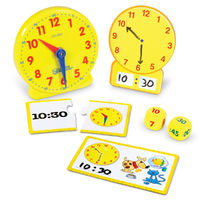 Learning　Resources　Time　Activity　Set　時計の学習セット　LER3220ーJ　1セット
