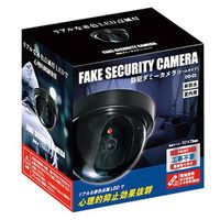 カクセー 防犯ダミーカメラ(ドーム型) DD-01 1個