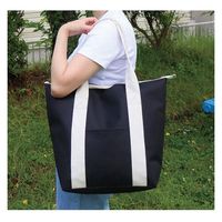 カクセー ベーシックモノクロ保冷温バッグ ブラック 5066 1個（直送品）