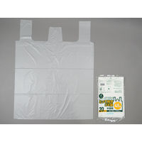 ゴミ袋 取っ手付き nocoo in 半透明 45L 厚さ:0.022mm 1パック（20枚入）CY40 日本サニパック