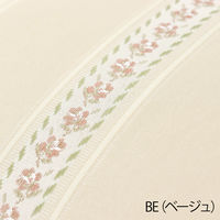 川島織物セルコン モアレストライプ クッションカバー ベージュ LL2713_08BE 1枚（直送品）