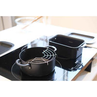 パール金属 天ぷら鍋 18cm IH対応 鉄製 チーノ 網付き 411039 1個（直送品）