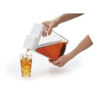 パール金属 冷水筒 2.5L ドアポケットにぴったり プラスチック ホワイト 427168 1個（直送品）