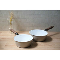 パール金属 片手鍋 18cm IH対応 ティアラ セラミック加工 雪平鍋 442341 1個（直送品）