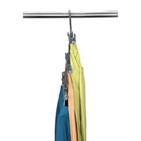 サワフジ ハンガー ボトムハンガー連結式 3本組 ロックグレー 463322 1個（直送品）