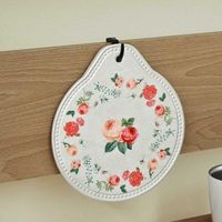 菊屋(KK) セラミック鍋敷きΦ19cm ローズガーデン 4582451304303 1個（直送品）