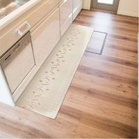 オカトー 拭けるインテリアマット45×180cm チューリップ 4905016019724 1個（直送品）