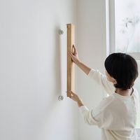 平安伸銅工業 浮かせる家具ブラケット 1本用 ホワイト 4977612364003 1個（直送品）