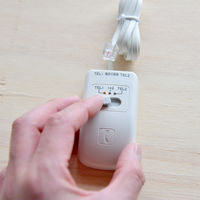 ナカバヤシ 6極2芯　電話回線2分配切替器　手動切替タイプ DSPーS234 1個