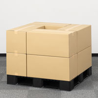 【160サイズ】現場のチカラ 1100×1100パレット積載向けダンボール 1段：4箱 718×358×354mm 1セット（50枚） オリジナル