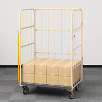 【120サイズ】現場のチカラ 1100×800カゴ台車積載向けダンボール 1段：4箱 728×248×180mm 1セット（120枚） オリジナル