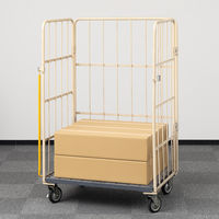 【140サイズ】現場のチカラ 1100×800カゴ台車積載向けダンボール 1段：3箱 902×238×205mm 1セット（100枚） オリジナル