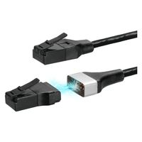 サンワサプライ  ブレイクアウェイCAT6A LANケーブル（マグネット・スリム・5m） KB-SL6ABA-05BK（直送品）