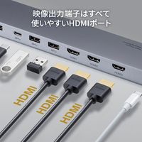 サンワサプライ  USB Type-Cドッキングステーション（HDMI×3画面出力対応） USB-CVDK13（直送品）