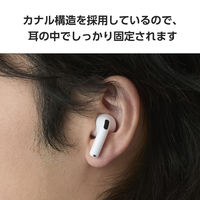 AirPods 4 用 カナル型 イヤホンカバー シリコン クリア AVA-AP06CCR エレコム 1個（直送品）