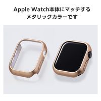 アップルウォッチ カバー Series10[42mm] バンパー ハード ピンク AW-24BBPPMPN エレコム 1個（直送品）