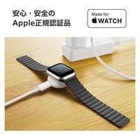 Apple Watch 充電器 USB-Cケーブル 0.3m 高速充電 ホワイト MPA-AWCDFCQWH エレコム 1個