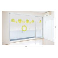 【外貼り用】 まどか  ウィンドウ用デコレーションシール 【VP】季節の花シリーズ3月 DAS003_3 1枚（直送品）