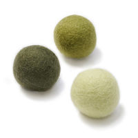 Mofu ころころ ボタニカルリーフ 羊毛フェルトボール 1箱（3個セット）エイムクリエイツ 猫 おもちゃ