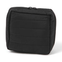 キルティングスクエアポーチ(S) ダークブラック LAKOLE/ラコレ