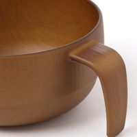 スタッキング持ち手付き汁椀 ブラウン 1セット（1個×2） LAKOLE/ラコレ