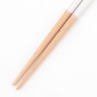 パール塗分け箸 ホワイト 1セット（1膳×2） LAKOLE/ラコレ