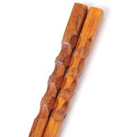 ウッド削り箸5点セット ブラウン LAKOLE/ラコレ