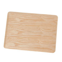 ノンスリップトレー(M) ナチュラル LAKOLE/ラコレ　木製トレー