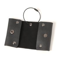 PUポケットティッシュケース ブラック LAKOLE/ラコレ