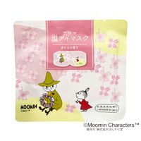 【数量限定】ほんやら堂 アロマ温アイマスク さくらの香り ムーミン 1箱（3枚入）