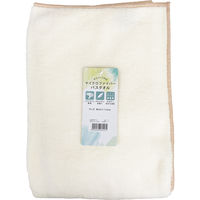 マイクロファイバー　シェリーカラー　バスタオル　アイボリー BO490713 1セット（5枚）