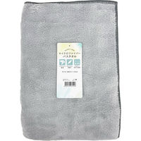 マイクロファイバー　シェリーカラー　バスタオル　グレー BO490729 1セット（5枚）