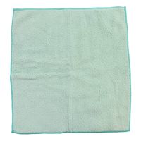 マイクロファイバーシェリーカラー　ウォッシュタオル　グリーン WO490704　1セット15枚（3枚×5）