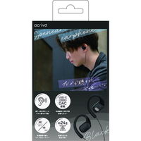 音光 オープンイヤー型USBTypeーC接続有線イヤホン（DAC搭載）ブラック ACRーACX1 BK 1個