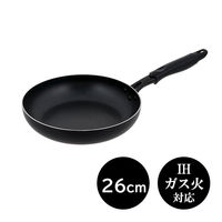 ベストコ フライパン 26cm IH ガス火対応 ブラック NQー0362 1個