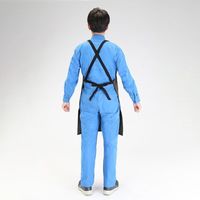 エスコ 83x60cm 難燃エプロン(OD色) EA355BA-60 1セット(2枚)（直送品）
