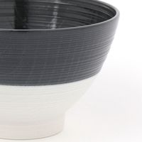 ツヤツヤ塗分け汁椀2 ブラック LAKOLE/ラコレ