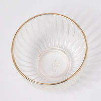 GOLDラインガラス小鉢C クリア LAKOLE/ラコレ