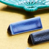 スリム箸置き ネイビー 1セット（1個×2） LAKOLE/ラコレ