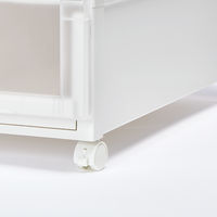 【引き出し収納】  天馬フィッツネジ式キャスター CSSー40ホワイト　1袋（4個入）