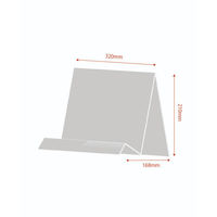 サンケーキコム アクリル 文具スタンドB5横 透明 W320×D168×H210mm エレガントアクリル ACT-32-21 1台（わけあり品）