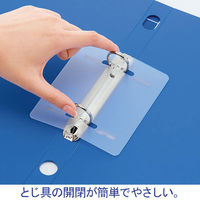 コクヨ　リングファイル丸型2穴　スリムスタイル（ハードタイプ）　A4タテワイド　背幅27mm　ピンク　ASフ-URFH420P オリジナル（わけあり品）