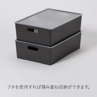 【均一価格】 収納ボックス  インナーボックス用フタ ワイド　クリア（半透明）　幅370×奥行265×高さ9mm　1個 オリジナル